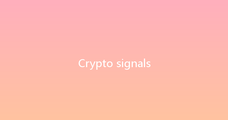 Crypto signals 