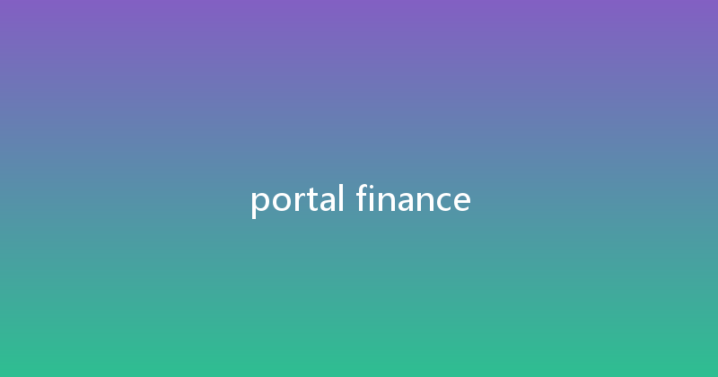 portal finance 